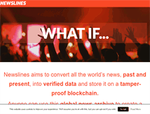 Tablet Screenshot of newslines.org